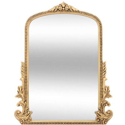 Miroir moulures Victoria 51 x 41 cm Atmosphera - - Jaune - Publicité Miroir moulures Victoria 51 x 41 cm Atmosphera - - Jaune - Publicité