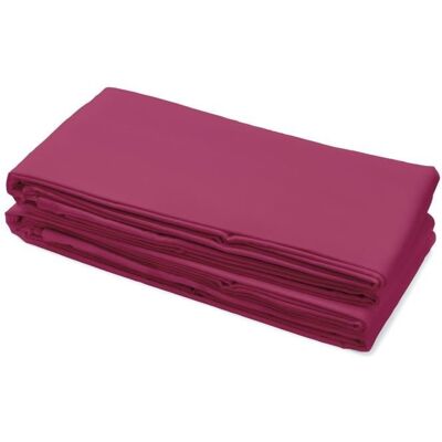 Drap-Housse Lovely Home Fuchsia - Lit simple - Publicité Drap-Housse Lovely Home Fuchsia - Lit simple - Publicité
