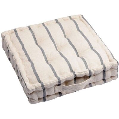 LOVELY CASA Coussin de sol 45x45 cm St Trop anthracite coton Gris - Publicité LOVELY CASA Coussin de sol 45x45 cm St Trop anthracite coton Gris - Publicité