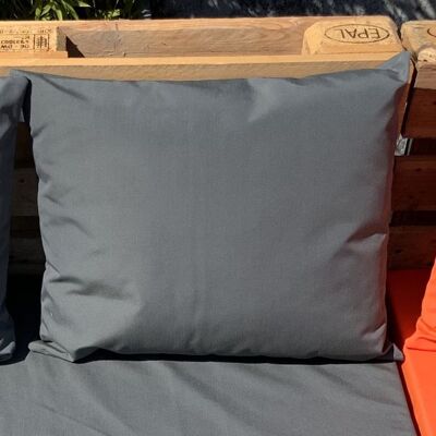HOME MAISON Housse de coussin extérieur Gris anthracite 50x60 cm Gris - Publicité HOME MAISON Housse de coussin extérieur Gris anthracite 50x60 cm Gris - Publicité