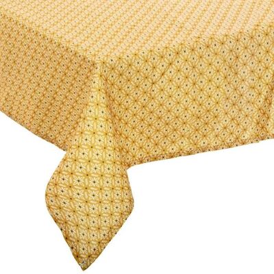 Atmosphera - Nappe anti-tache rectangulaire Sarasota - 140 x 240 cm - Jaune Jaune - Publicité Atmosphera - Nappe anti-tache rectangulaire Sarasota - 140 x 240 cm - Jaune Jaune - Publicité