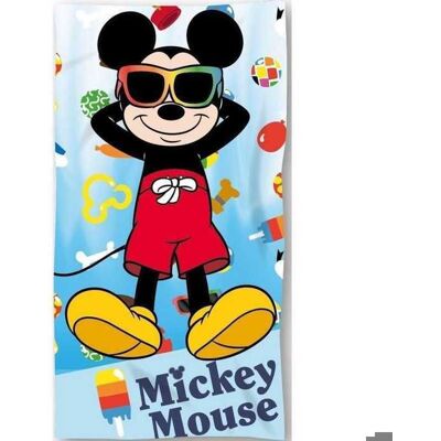 MICKEY DISNEY -DRAP DE BAIN-SERVIETTE DE PLAGE -MICROFIBRE 70X140 CM.NEUF. Bleu - Publicité MICKEY DISNEY -DRAP DE BAIN-SERVIETTE DE PLAGE -MICROFIBRE 70X140 CM.NEUF. Bleu - Publicité
