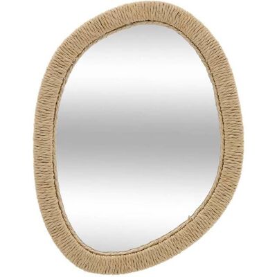 ATMOSPHERA CRÉATEUR D'INTÉRIEUR Miroir Tilia 31x40cm organique corde - Atmosphera Créateur dintérieur Marron - Publicité ATMOSPHERA CRÉATEUR D'INTÉRIEUR Miroir Tilia 31x40cm organique corde - Atmosphera Créateur dintérieur Marron - Publicité