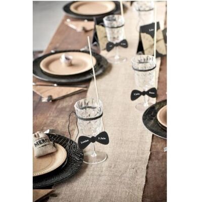 Chemin de Table - SANTEX - Jute Naturel - 5 Mètres - Style Campagne - Beige Beige - Publicité Chemin de Table - SANTEX - Jute Naturel - 5 Mètres - Style Campagne - Beige Beige - Publicité