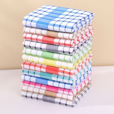 S'AGRANDIR Lot de 12 pièces : Chiffons de nettoyage en microfibre à carreaux modernes — Toucher ultra-doux - Publicité S'AGRANDIR Lot de 12 pièces : Chiffons de nettoyage en microfibre à carreaux modernes — Toucher ultra-doux - Publicité