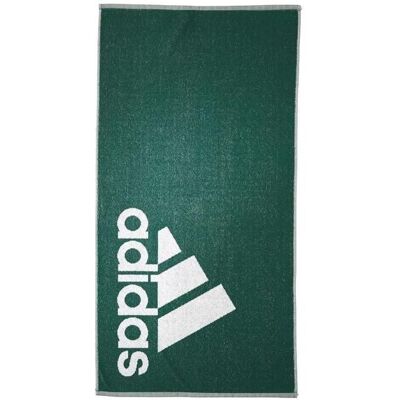 Serviette Blanc/VertHomme Adidas Towel Vert - Publicité Serviette Blanc/VertHomme Adidas Towel Vert - Publicité