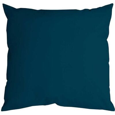 Coussin uni Nelson 40 x 40 cm bleu canard - STOF polyester déhoussable Bleu - Publicité Coussin uni Nelson 40 x 40 cm bleu canard - STOF polyester déhoussable Bleu - Publicité