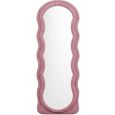 VENTE-UNIQUE Miroir organique en velours - L. 65 x H. 170 cm - Rose - AYANI Rose - Publicité VENTE-UNIQUE Miroir organique en velours - L. 65 x H. 170 cm - Rose - AYANI Rose - Publicité