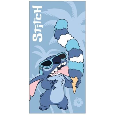 Serviette de bain et de plage - Disney - Lilo et Stitch - 70x140 cm - Sèche Rapidement - Unisexe Bleu - Publicité Serviette de bain et de plage - Disney - Lilo et Stitch - 70x140 cm - Sèche Rapidement - Unisexe Bleu - Publicité