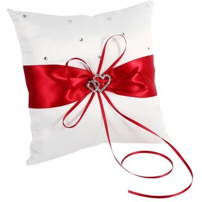 Coussin dalliances - HEN - Rouge - Tissu polyester et satin - Diamants artificiels Rouge - Publicité Coussin dalliances - HEN - Rouge - Tissu polyester et satin - Diamants artificiels Rouge - Publicité