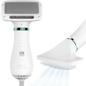 CUNEARY Sèchoir pour Chien et Chats 2 en 1 Séchoir Pulseur Portable et Silencieux avec Brosse à Lisser Température Ajustable Blanc - Publicité CUNEARY Sèchoir pour Chien et Chats 2 en 1 Séchoir Pulseur Portable et Silencieux avec Brosse à Lisser Température Ajustable Blanc - Publicité