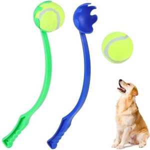 2Lanceur de Balle pour Chien Lanceur de Balle pour Animaux de Compagnie Jeu de Lancer pour Animaux de Compagnie(Bleu et Vert) Noir - Publicité 2Lanceur de Balle pour Chien Lanceur de Balle pour Animaux de Compagnie Jeu de Lancer pour Animaux de Compagnie(Bleu et Vert) Noir - Publicité