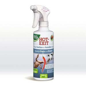 Répulsif Chats et Chiens - BSI - Hot Exit - Usage Extérieur 500 ml Blanc - Publicité Répulsif Chats et Chiens - BSI - Hot Exit - Usage Extérieur 500 ml Blanc - Publicité