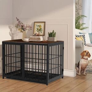 BingoPaw Cage pour Petit Chien Intérieur Caisse Chien Petite Taille Meuble Chiens 78.5x56.5x65cm Blanc - Publicité BingoPaw Cage pour Petit Chien Intérieur Caisse Chien Petite Taille Meuble Chiens 78.5x56.5x65cm Blanc - Publicité