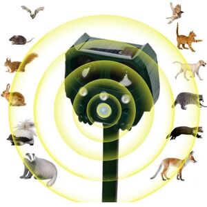 Répulsif solaire à ultrasons - RC-529 - 5W 5Hz - Anti nuisible - Chat chien oiseaux - Publicité Répulsif solaire à ultrasons - RC-529 - 5W 5Hz - Anti nuisible - Chat chien oiseaux - Publicité