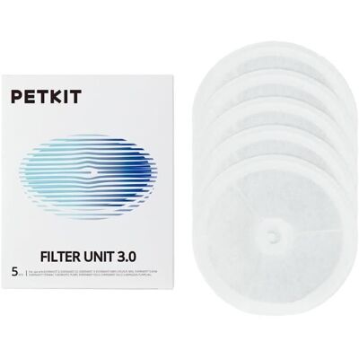 Filtre pour fontaine à eau Petkit Eversweet 3 PRO - 5 pièces - Publicité Filtre pour fontaine à eau Petkit Eversweet 3 PRO - 5 pièces - Publicité