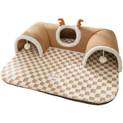LIFCASUAL Automne et hiver chat élan cache-cache tunnel pour chat tunnel de jeu pour dormir nid pour chat nid pour animaux de compagnie M - Publicité LIFCASUAL Automne et hiver chat élan cache-cache tunnel pour chat tunnel de jeu pour dormir nid pour chat nid pour animaux de compagnie M - Publicité