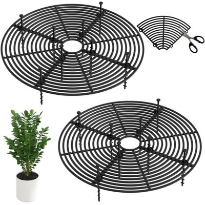 Generic Grille Protection Plante Chat - 2 Pièces - ABS Noir - Diamètre 30 Cm - Anti-Fouissement - Jardin B MINI LAVE-LINGE – MINI MACHINE - Publicité Generic Grille Protection Plante Chat - 2 Pièces - ABS Noir - Diamètre 30 Cm - Anti-Fouissement - Jardin B MINI LAVE-LINGE – MINI MACHINE - Publicité