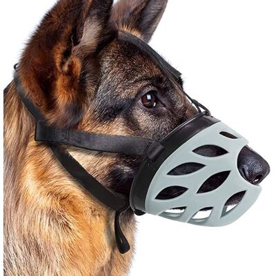 FNINIJEDE Muselière respirante pour chiens de petite moyenne et grande taille anti-morsures aboiements et mastication - Publicité FNINIJEDE Muselière respirante pour chiens de petite moyenne et grande taille anti-morsures aboiements et mastication - Publicité