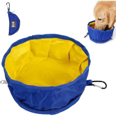 Bol de Voyage - Non spécifié - Léger - Imperméable - Portable - Pour Chien et Chat Bleu - Publicité Bol de Voyage - Non spécifié - Léger - Imperméable - Portable - Pour Chien et Chat Bleu - Publicité