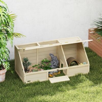 Generic Enclos extérieur pour tortues sans fond facile à ouvrir maison pour tortues nature Beige - Publicité Generic Enclos extérieur pour tortues sans fond facile à ouvrir maison pour tortues nature Beige - Publicité