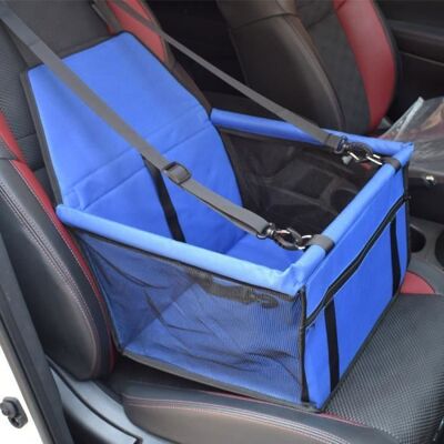 FONDUPIN Panier De Transport Siège Portable Voiture Pour ChienÉtanche RespirantSac De Protection Sécurité Transporteur Voyage-Bleu Bleu - Publicité FONDUPIN Panier De Transport Siège Portable Voiture Pour ChienÉtanche RespirantSac De Protection Sécurité Transporteur Voyage-Bleu Bleu - Publicité