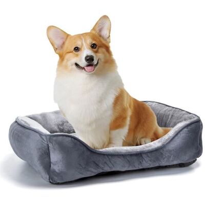 Nobleza-Panier Chien Panier Petit Chien Panier pour Chien Lavable Duveteux Lit pour Chien Doux Confortable Respirant67x57cm - Publicité Nobleza-Panier Chien Panier Petit Chien Panier pour Chien Lavable Duveteux Lit pour Chien Doux Confortable Respirant67x57cm - Publicité