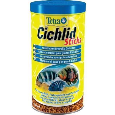 Nourriture pour Cichlidés Tetra - Bâtonnets Flottants pour Grands Poissons - Publicité Nourriture pour Cichlidés Tetra - Bâtonnets Flottants pour Grands Poissons - Publicité