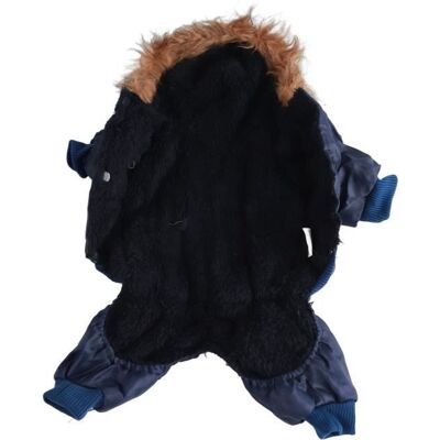 Manteau dhiver pour chien - SURENHAP - Modèle à capuche - Confortable - Tendance - Taille XS 22cm Bleu - Publicité Manteau dhiver pour chien - SURENHAP - Modèle à capuche - Confortable - Tendance - Taille XS 22cm Bleu - Publicité