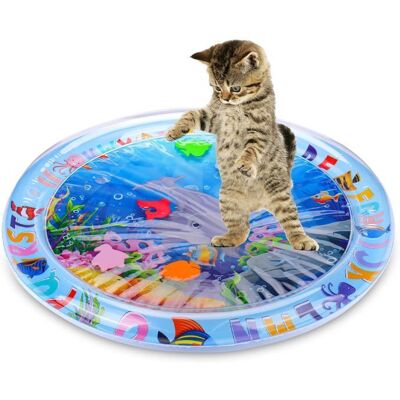 BUXTRADE Tapis déveil sensoriel aquatique pour chats jouets pour chats dintérieur qui sennuient tapis déveil pour chats - Publicité BUXTRADE Tapis déveil sensoriel aquatique pour chats jouets pour chats dintérieur qui sennuient tapis déveil pour chats - Publicité