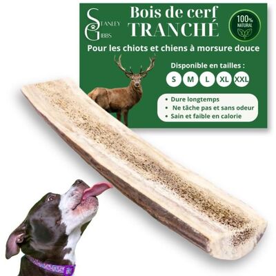 STANLEY GIBBS Bois de cerf pour Chien a Macher TRANCH Taille L Friandise pour Chiots et Chiens de Tout ges Jouet Mastication 1 pice Marron - Publicité STANLEY GIBBS Bois de cerf pour Chien a Macher TRANCH Taille L Friandise pour Chiots et Chiens de Tout ges Jouet Mastication 1 pice Marron - Publicité