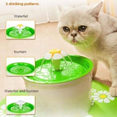 POPSPO Vert Fontaine à Eau Pour Chat Chien Fleur avec Filtre 16L Bol Distributeur DEau Silencieuse Hygiénique Pour Chat Chien Oiseaux Vert - Publicité POPSPO Vert Fontaine à Eau Pour Chat Chien Fleur avec Filtre 16L Bol Distributeur DEau Silencieuse Hygiénique Pour Chat Chien Oiseaux Vert - Publicité