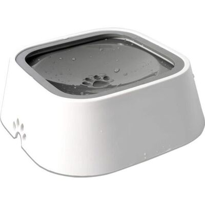 Bol deau pour Animaux - ONEVER - Anti-débordement - Portable - Plastique - Rond Blanc - Publicité Bol deau pour Animaux - ONEVER - Anti-débordement - Portable - Plastique - Rond Blanc - Publicité