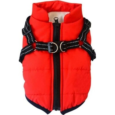 Generic - ThickHarness - Hiver - Pour Petits Chiens - Manteau pour Chien - Publicité Generic - ThickHarness - Hiver - Pour Petits Chiens - Manteau pour Chien - Publicité