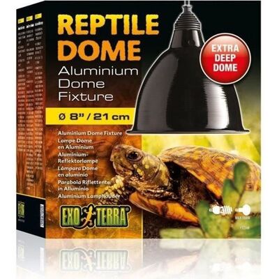 Dôme pour reptiles Exo Terra - Réflecteur en aluminium, grand - 21,0 x 23,0 x 21,8 cm - Publicité Dôme pour reptiles Exo Terra - Réflecteur en aluminium, grand - 21,0 x 23,0 x 21,8 cm - Publicité