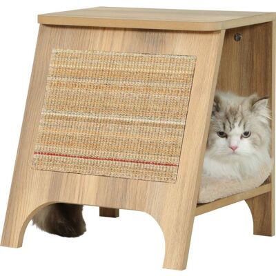 Console pour chat 3-en-1 - ZOLUX - Griffoir sisal couchage et table dappoint - 43 5 cm - Boréal - Beige Beige - Publicité Console pour chat 3-en-1 - ZOLUX - Griffoir sisal couchage et table dappoint - 43 5 cm - Boréal - Beige Beige - Publicité