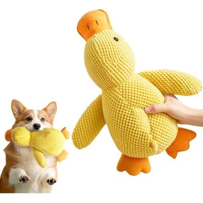 Jouet pour chien - KZQ - Canard anti-stress - Indestructible - Tissu doux - Taille moyenne Jaune - Publicité Jouet pour chien - KZQ - Canard anti-stress - Indestructible - Tissu doux - Taille moyenne Jaune - Publicité