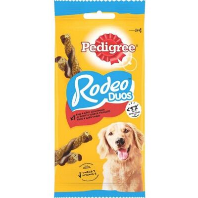Friandise pour chien - PEDIGREE - Rodeo Duo X7 - 123 g - Produit unitaire - Snack - Publicité Friandise pour chien - PEDIGREE - Rodeo Duo X7 - 123 g - Produit unitaire - Snack - Publicité
