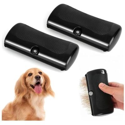 Brosse Sublime Poil Chien Démêlage Confortable Et Efficace Pour Chiens Et Chats Élimination Des Poils Morts Qualité (2PCS) Noir - Publicité Brosse Sublime Poil Chien Démêlage Confortable Et Efficace Pour Chiens Et Chats Élimination Des Poils Morts Qualité (2PCS) Noir - Publicité