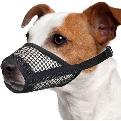 BEIJIYI Muselière pour chien - M-Snout - Noir - Maille souple - Respirante - Taille M-L Noir - Publicité BEIJIYI Muselière pour chien - M-Snout - Noir - Maille souple - Respirante - Taille M-L Noir - Publicité