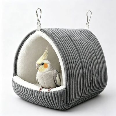 ALLGOODS123 Nid chauffant pour perroquet nid d oiseau chaud d hiver pour cage hamac accessoire pour oiseaux gris 19 x pour jardin et extérieur - Publicité ALLGOODS123 Nid chauffant pour perroquet nid d oiseau chaud d hiver pour cage hamac accessoire pour oiseaux gris 19 x pour jardin et extérieur - Publicité