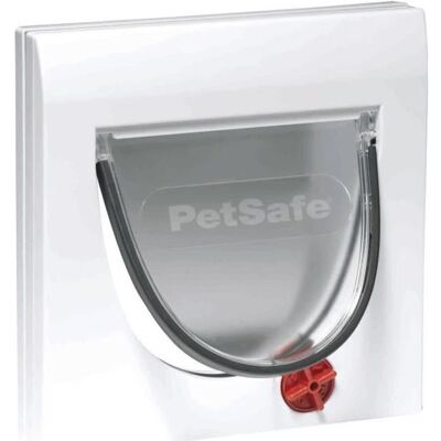 PetSafe Chatière Blanche à 4 Voies avec Tunnel - Porte pour Chat - Publicité PetSafe Chatière Blanche à 4 Voies avec Tunnel - Porte pour Chat - Publicité