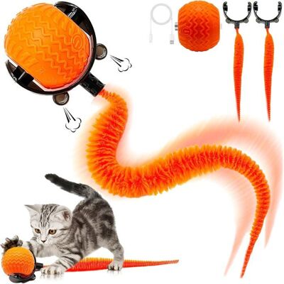 Rollerball pour chat jouet interactif intelligent pour chat Self Rollerball jouet électrique pour chat360 ° rouler chaton ball - Publicité Rollerball pour chat jouet interactif intelligent pour chat Self Rollerball jouet électrique pour chat360 ° rouler chaton ball - Publicité