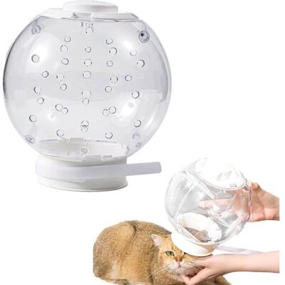 NOBRAND Muselière respirante pour chat Casque à bulles pour chat boule despace de protection de tête danimal capuche Anti-morsure - Publicité NOBRAND Muselière respirante pour chat Casque à bulles pour chat boule despace de protection de tête danimal capuche Anti-morsure - Publicité