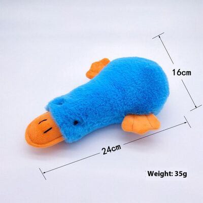 Jouet canard en peluche interactif - Phoesky - Grinçant - Résistant aux morsures - 24x16 cm - Bleu - Convient aux chiens - Publicité Jouet canard en peluche interactif - Phoesky - Grinçant - Résistant aux morsures - 24x16 cm - Bleu - Convient aux chiens - Publicité