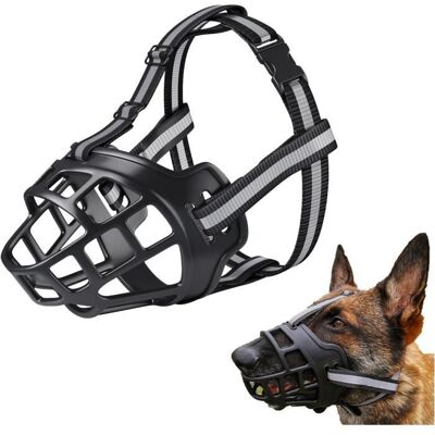 Muselière pour ChienMusoliaire ChienMuseliere Anti Aboiement Museliere pour PetitsMoyens Et Grands Chiens avec Sangles - Publicité Muselière pour ChienMusoliaire ChienMuseliere Anti Aboiement Museliere pour PetitsMoyens Et Grands Chiens avec Sangles - Publicité