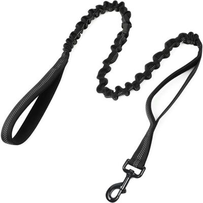 rabbitgoo Laisse Chien Laisse pour Chien Élastique Militaire Laisse Corde Laisse Réfléchissante avec 2 Poignées de Contrôle Noir Noir - Publicité rabbitgoo Laisse Chien Laisse pour Chien Élastique Militaire Laisse Corde Laisse Réfléchissante avec 2 Poignées de Contrôle Noir Noir - Publicité