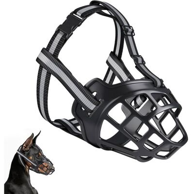 Muselière pour Chien Musoliaire Taille 3 Anti Aboiement Museliere Chien pour Petits Moyens et Grands avec Sangles Réglables - Publicité Muselière pour Chien Musoliaire Taille 3 Anti Aboiement Museliere Chien pour Petits Moyens et Grands avec Sangles Réglables - Publicité