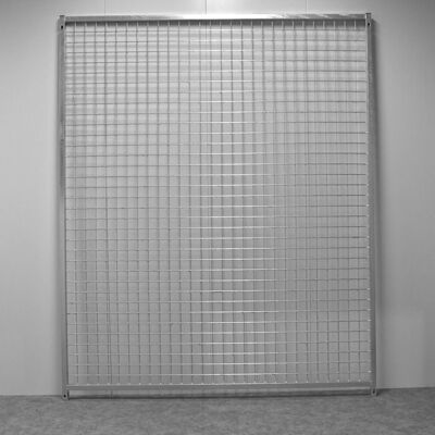 Panneau Grillagé Premium pour chenil en kit 150 x 184 cm - KeniLux Gris Gris - Publicité Panneau Grillagé Premium pour chenil en kit 150 x 184 cm - KeniLux Gris Gris - Publicité