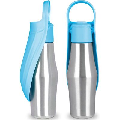 XVX 1 Pcs Gourde pour Chien Promenade Bouteille deau Portable pour Chien pour Les Promenades et Randonnées en Plein Air bleu750ml - Publicité XVX 1 Pcs Gourde pour Chien Promenade Bouteille deau Portable pour Chien pour Les Promenades et Randonnées en Plein Air bleu750ml - Publicité